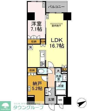 サンジョイアゼロの物件間取画像